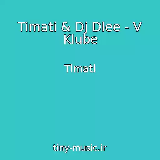 کاور آهنگ Timati & Dj Dlee - V Klube از Timati