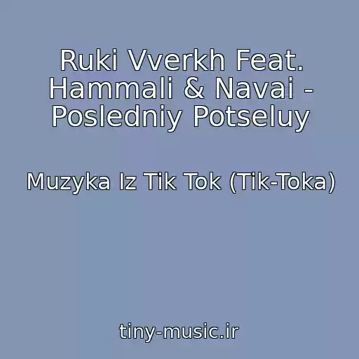کاور آهنگ Ruki Vverkh Feat. Hammali & Navai - Posledniy Potseluy از Muzyka Iz Tik Tok (Tik-Toka)
