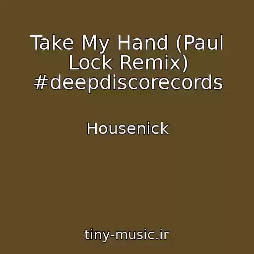 کاور آهنگ Take My Hand (Paul Lock Remix) #deepdiscorecords از Housenick