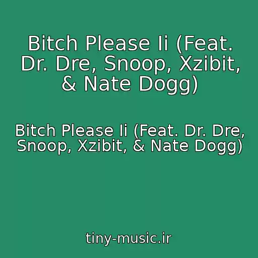 کاور آهنگ Bitch Please Ii (Feat. Dr. Dre, Snoop, Xzibit, & Nate Dogg) از Bitch Please Ii (Feat. Dr. Dre, Snoop, Xzibit, & Nate Dogg)
