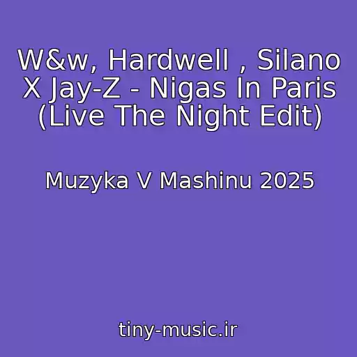کاور آهنگ W&w, Hardwell , Silano X Jay-Z - Nigas In Paris (Live The Night Edit) از Muzyka V Mashinu 2025