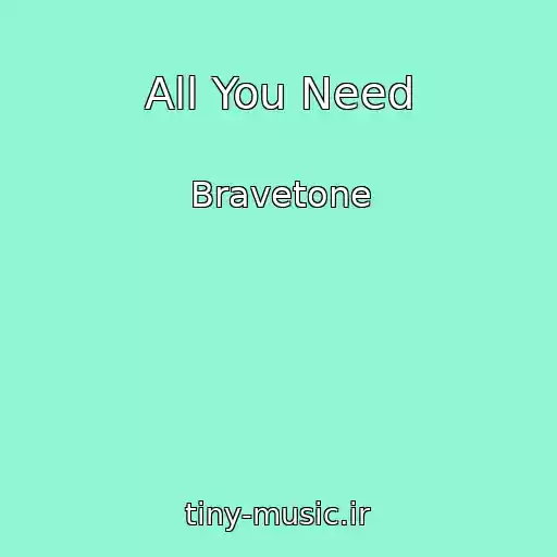 کاور آهنگ All You Need از Bravetone