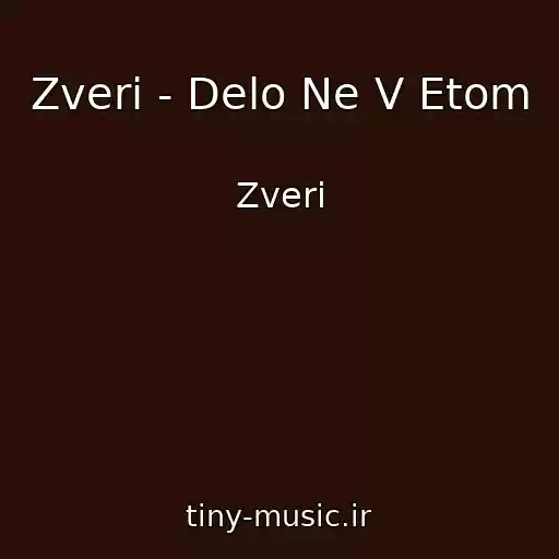 کاور آهنگ Zveri - Delo Ne V Etom از Zveri