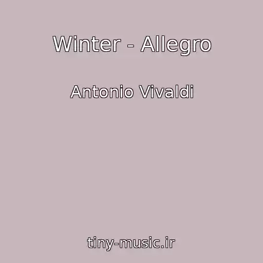 کاور آهنگ Winter - Allegro از Antonio Vivaldi