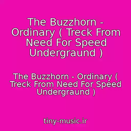کاور آهنگ The Buzzhorn - Ordinary ( Treck From Need For Speed Undergraund ) از The Buzzhorn - Ordinary ( Treck From Need For Speed Undergraund )