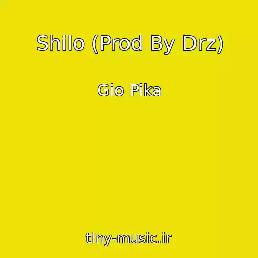 کاور آهنگ Shilo (Prod By Drz) از Gio Pika