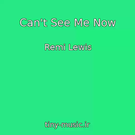 کاور آهنگ Can't See Me Now از Remi Lewis