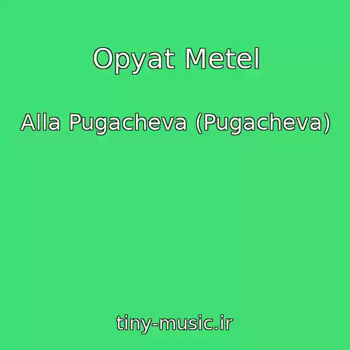 کاور آهنگ Opyat Metel از Alla Pugacheva (Pugacheva)