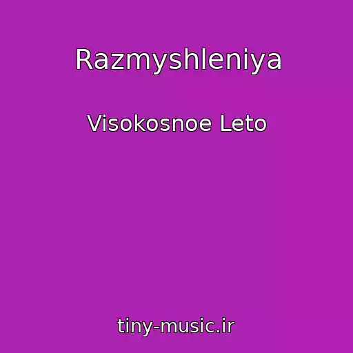 کاور آهنگ Razmyshleniya از Visokosnoe Leto