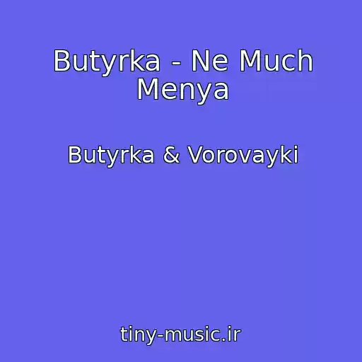 کاور آهنگ Butyrka - Ne Much Menya از Butyrka & Vorovayki