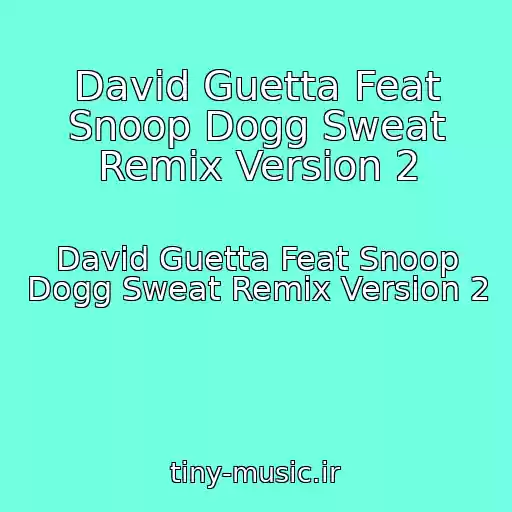 کاور آهنگ David Guetta Feat Snoop Dogg Sweat Remix Version 2 از David Guetta Feat Snoop Dogg Sweat Remix Version 2