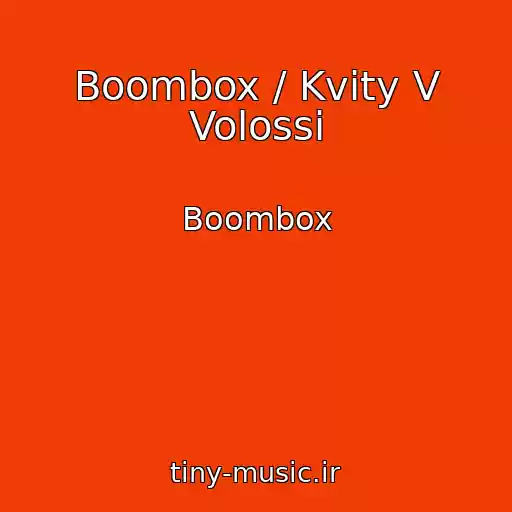 کاور آهنگ Boombox / Kvity V Volossi از Boombox