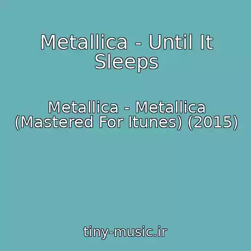 کاور آهنگ Metallica - Until It Sleeps از Metallica - Metallica (Mastered For Itunes) (2015)
