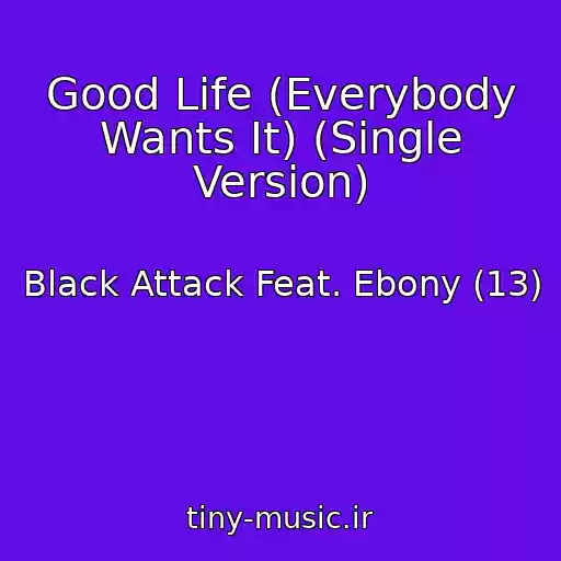 کاور آهنگ Good Life (Everybody Wants It) (Single Version) از Black Attack Feat. Ebony (13)