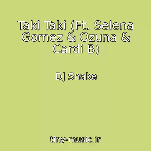 کاور آهنگ Taki Taki (Ft. Selena Gomez & Ozuna & Cardi B) از Dj Snake