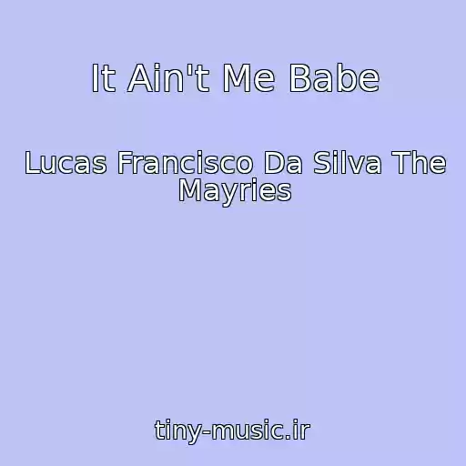 کاور آهنگ It Ain't Me Babe از Lucas Francisco Da Silva The Mayries