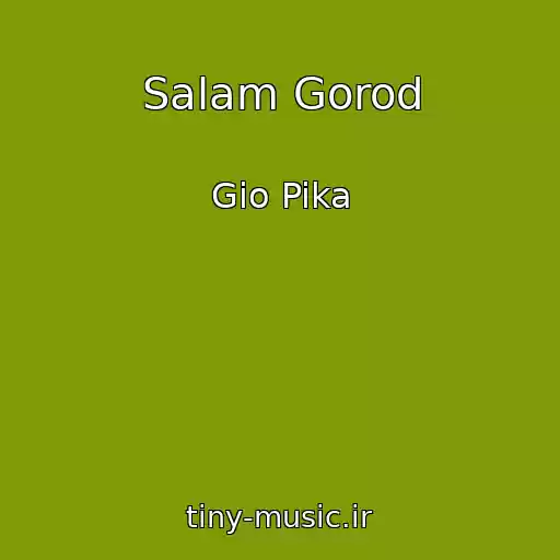 کاور آهنگ Salam Gorod از Gio Pika
