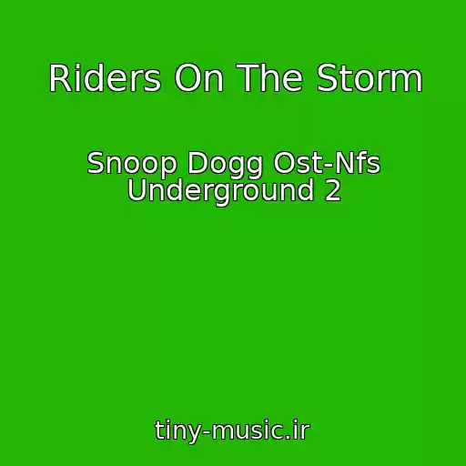 کاور آهنگ Riders On The Storm از Snoop Dogg Ost-Nfs Underground 2