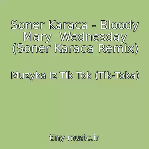 کاور آهنگ Soner Karaca - Bloody Mary  Wednesday (Soner Karaca Remix) از Muzyka Iz Tik Tok (Tik-Toka)