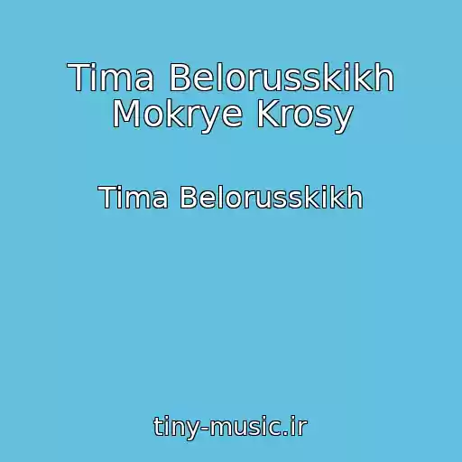 کاور آهنگ Tima Belorusskikh Mokrye Krosy از Tima Belorusskikh