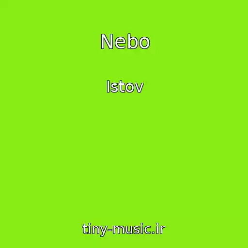 کاور آهنگ Nebo از Istov