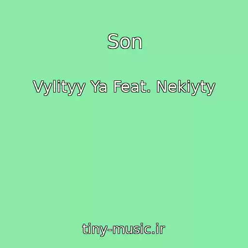 کاور آهنگ Son از Vylityy Ya Feat. Nekiyty