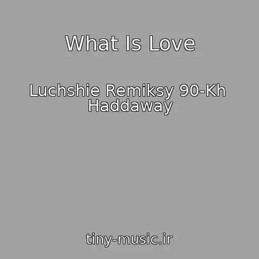 کاور آهنگ What Is Love از Luchshie Remiksy 90-Kh  Haddaway