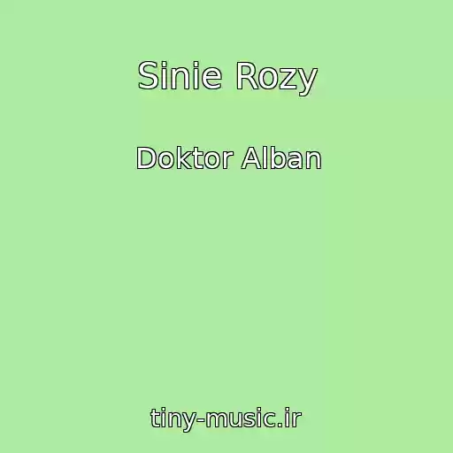 کاور آهنگ Sinie Rozy از Doktor Alban