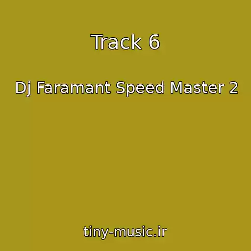 کاور آهنگ Track 6 از Dj Faramant Speed Master 2