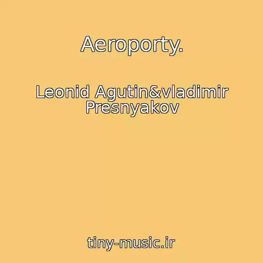 کاور آهنگ Aeroporty. از Leonid Agutin&vladimir Presnyakov