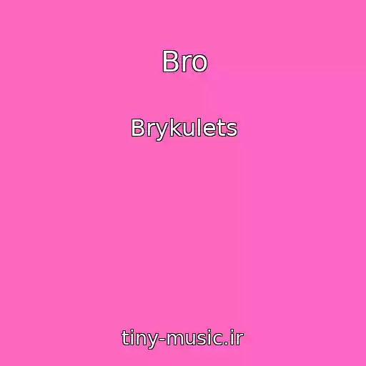 کاور آهنگ Bro از Brykulets