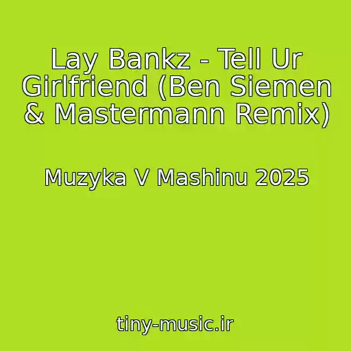 کاور آهنگ Lay Bankz - Tell Ur Girlfriend (Ben Siemen & Mastermann Remix) از Muzyka V Mashinu 2025