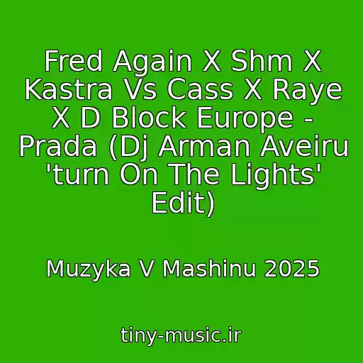 کاور آهنگ Fred Again X Shm X Kastra Vs Cass X Raye X D Block Europe - Prada (Dj Arman Aveiru 'turn On The Lights' Edit) از Muzyka V Mashinu 2025