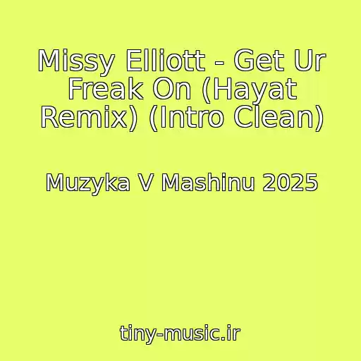 کاور آهنگ Missy Elliott - Get Ur Freak On (Hayat Remix) (Intro Clean) از Muzyka V Mashinu 2025