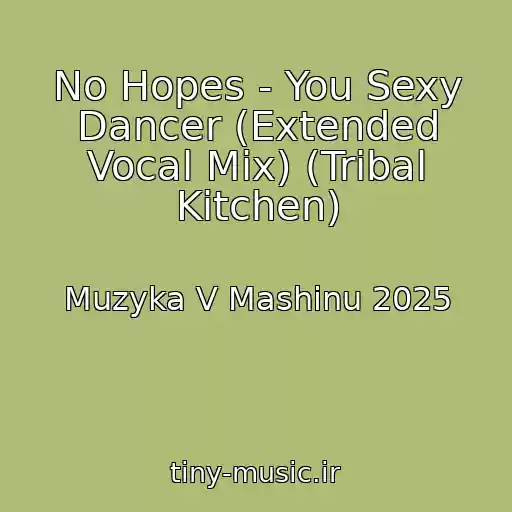 کاور آهنگ No Hopes - You Sexy Dancer (Extended Vocal Mix) (Tribal Kitchen) از Muzyka V Mashinu 2025