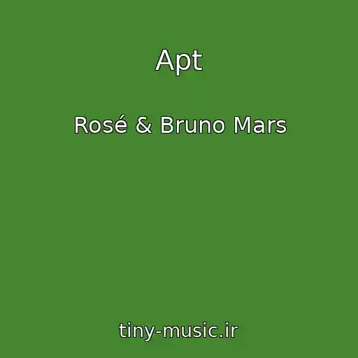 کاور آهنگ Apt از Rosé & Bruno Mars