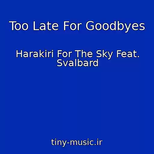 کاور آهنگ Too Late For Goodbyes از Harakiri For The Sky Feat. Svalbard