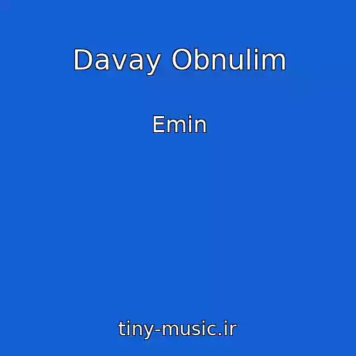 کاور آهنگ Davay Obnulim از Emin