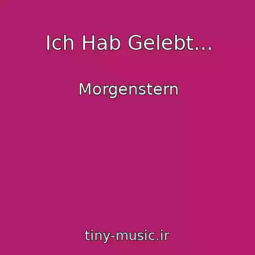 کاور آهنگ Ich Hab Gelebt... از Morgenstern