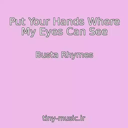 کاور آهنگ Put Your Hands Where My Eyes Can See از Busta Rhymes