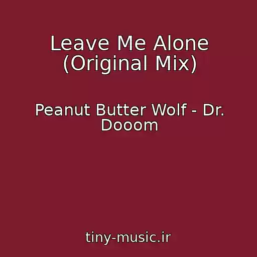 کاور آهنگ Leave Me Alone (Original Mix) از Peanut Butter Wolf - Dr. Dooom