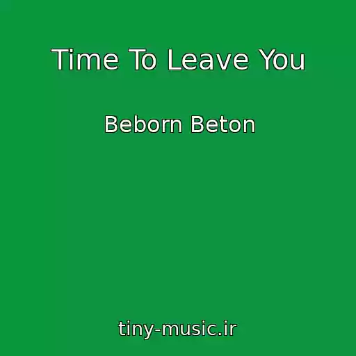 کاور آهنگ Time To Leave You از Beborn Beton