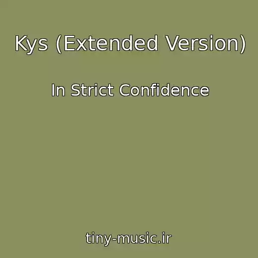 کاور آهنگ Kys (Extended Version) از In Strict Confidence