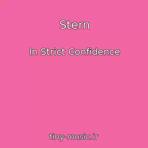 کاور آهنگ Stern از In Strict Confidence