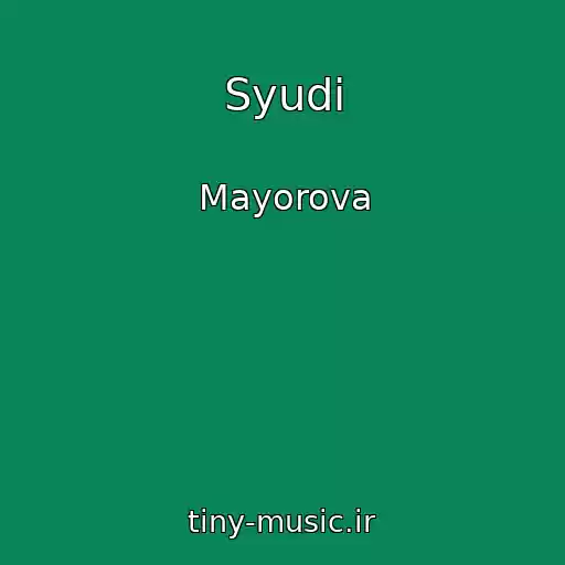 کاور آهنگ Syudi از Mayorova