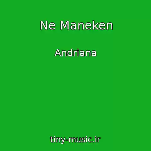 کاور آهنگ Ne Maneken از Andrіana