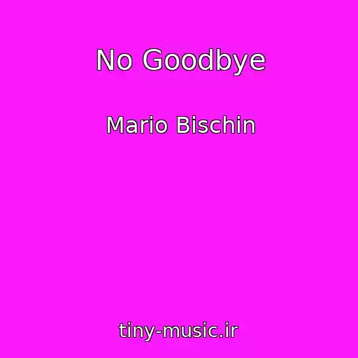 کاور آهنگ No Goodbye از Mario Bischin