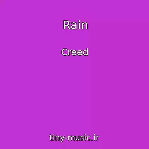 کاور آهنگ Rain از Creed