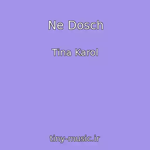 کاور آهنگ Ne Dosch از Tina Karol