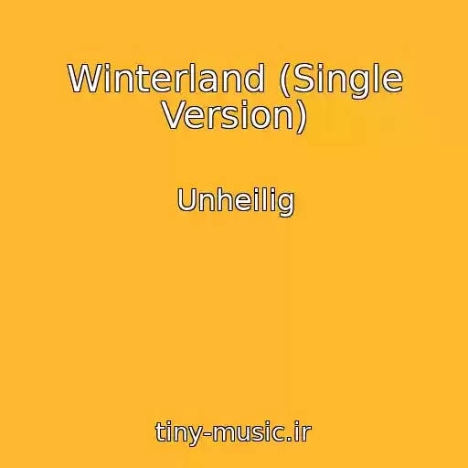 کاور آهنگ Winterland (Single Version) از Unheilig